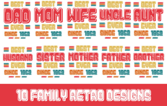 10 Family Retro Designs - 1952