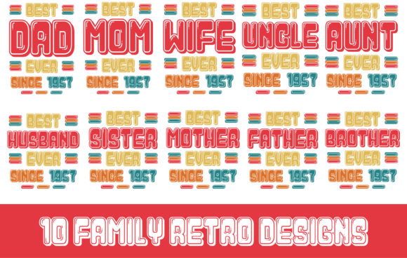 10 Family Retro Designs - 1957