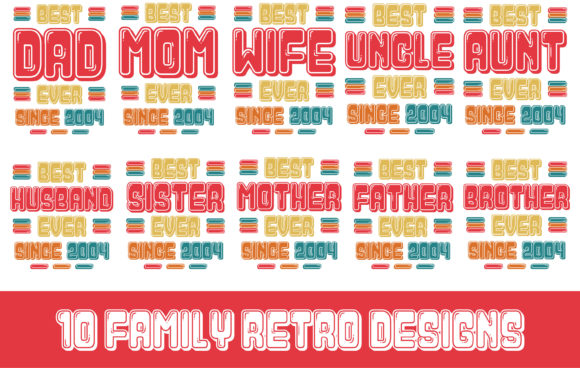 10 Family Retro Designs - 2004