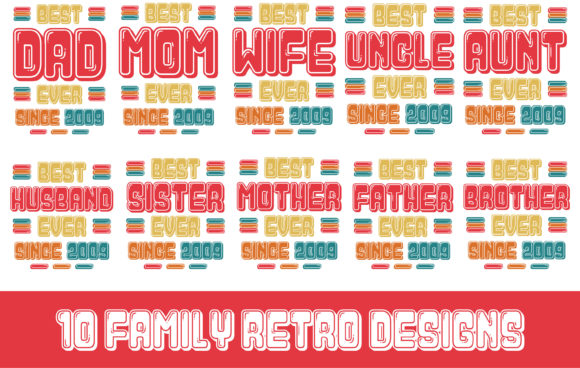 10 Family Retro Designs - 2009
