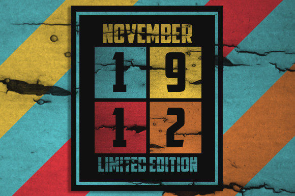 Retro November 1912 Limited Edition
