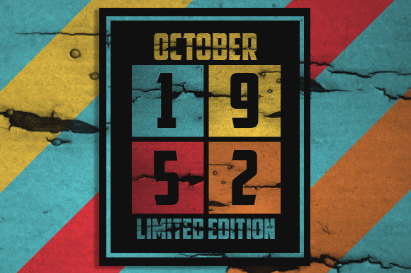 Retro October 1952 Limited Edition