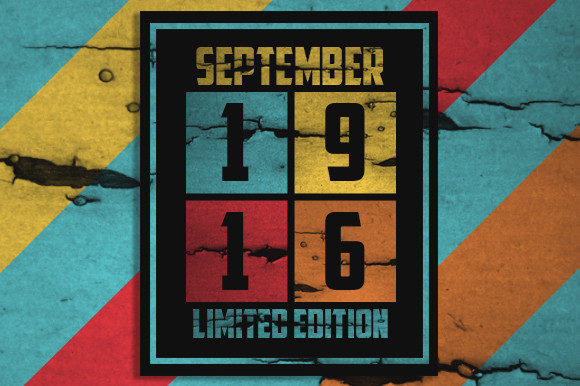Retro September 1916 Limited Edition