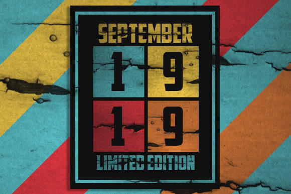 Retro September 1919 Limited Edition