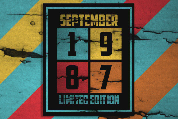 Retro September 1987 Limited Edition