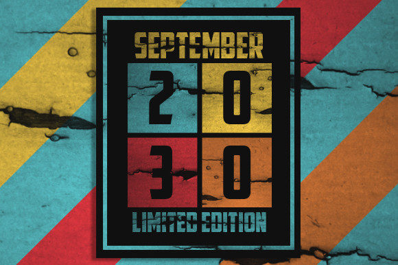 Retro September 2030 Limited Edition